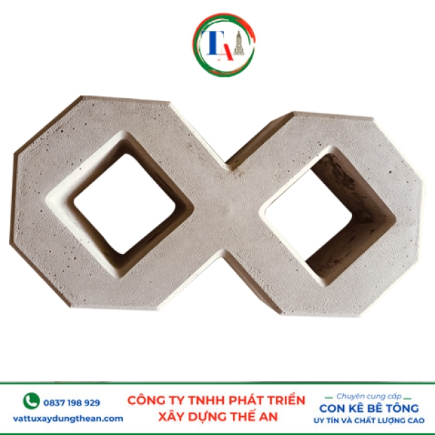 Gạch trồng cỏ 2 lỗ